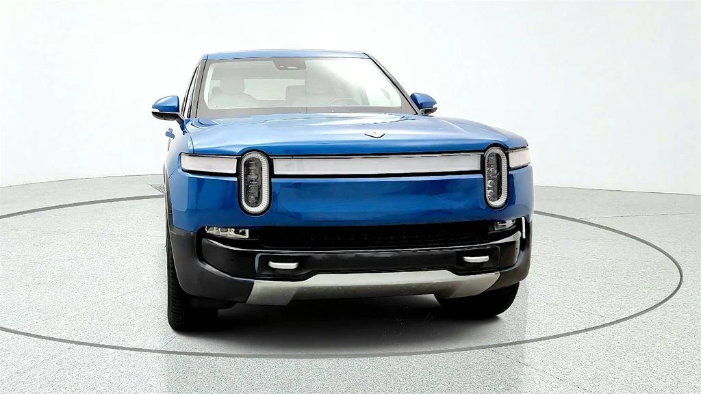 Used 2024 Rivian Blue Rivian Adventure Dual-Motor Large Pack w/ Ocean Coast Vegan Leather image 2