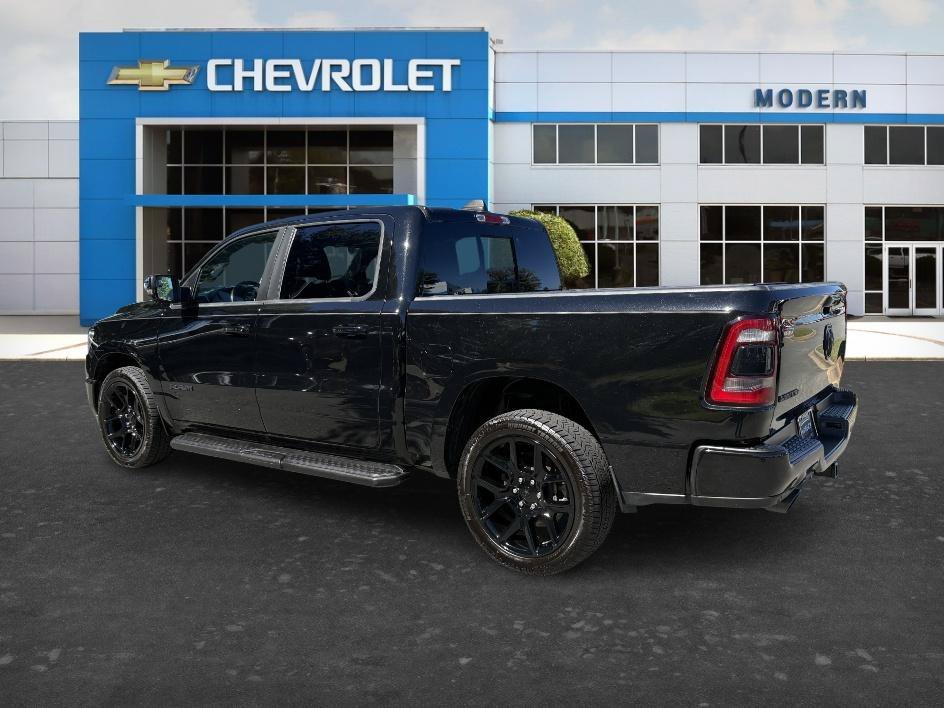 Used 2023 Diamond Black Crystal Pearlcoat Ram Laramie image 3