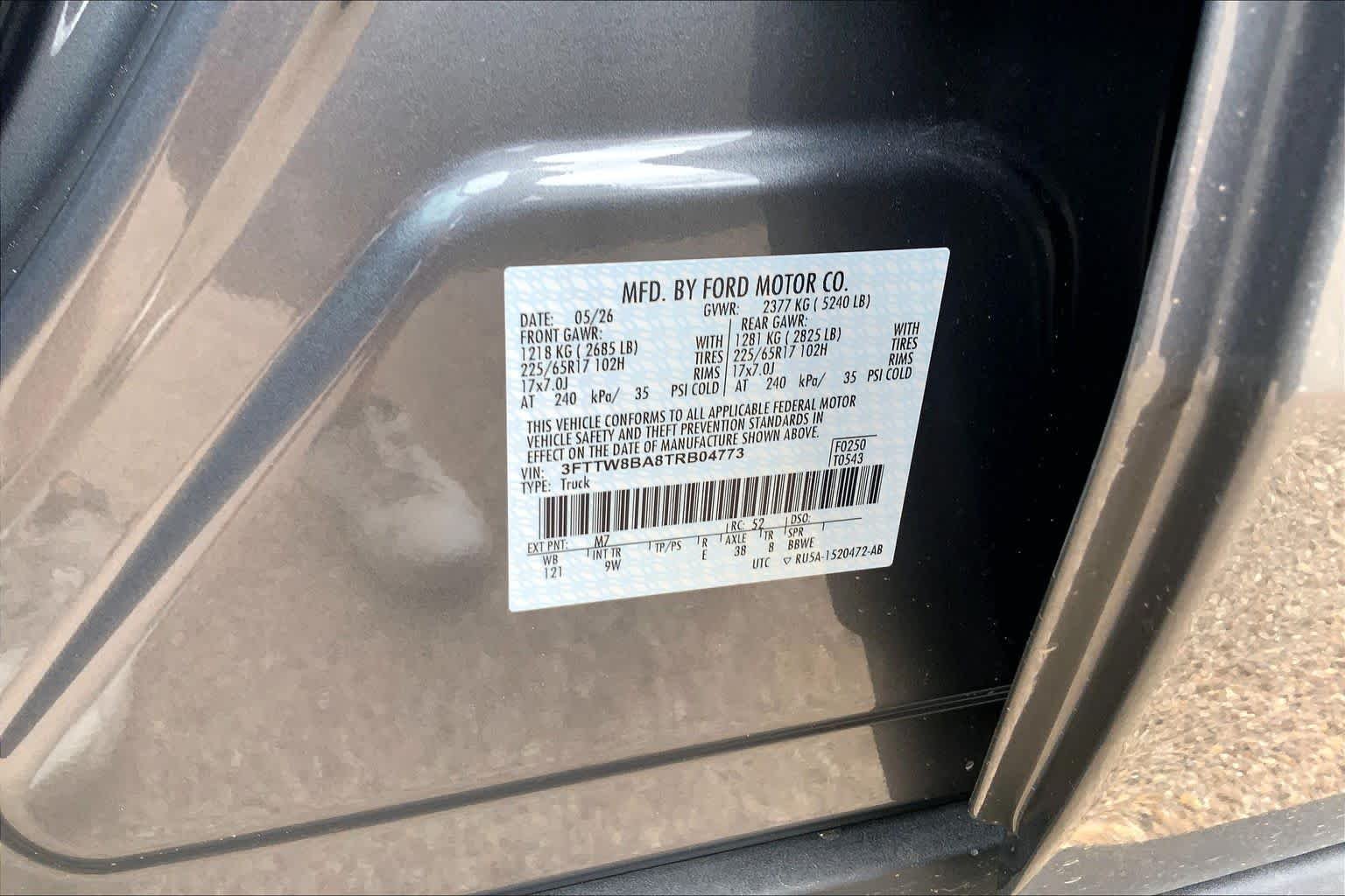 New 2026 Carbonized Gray Metallic Ford XL image 21