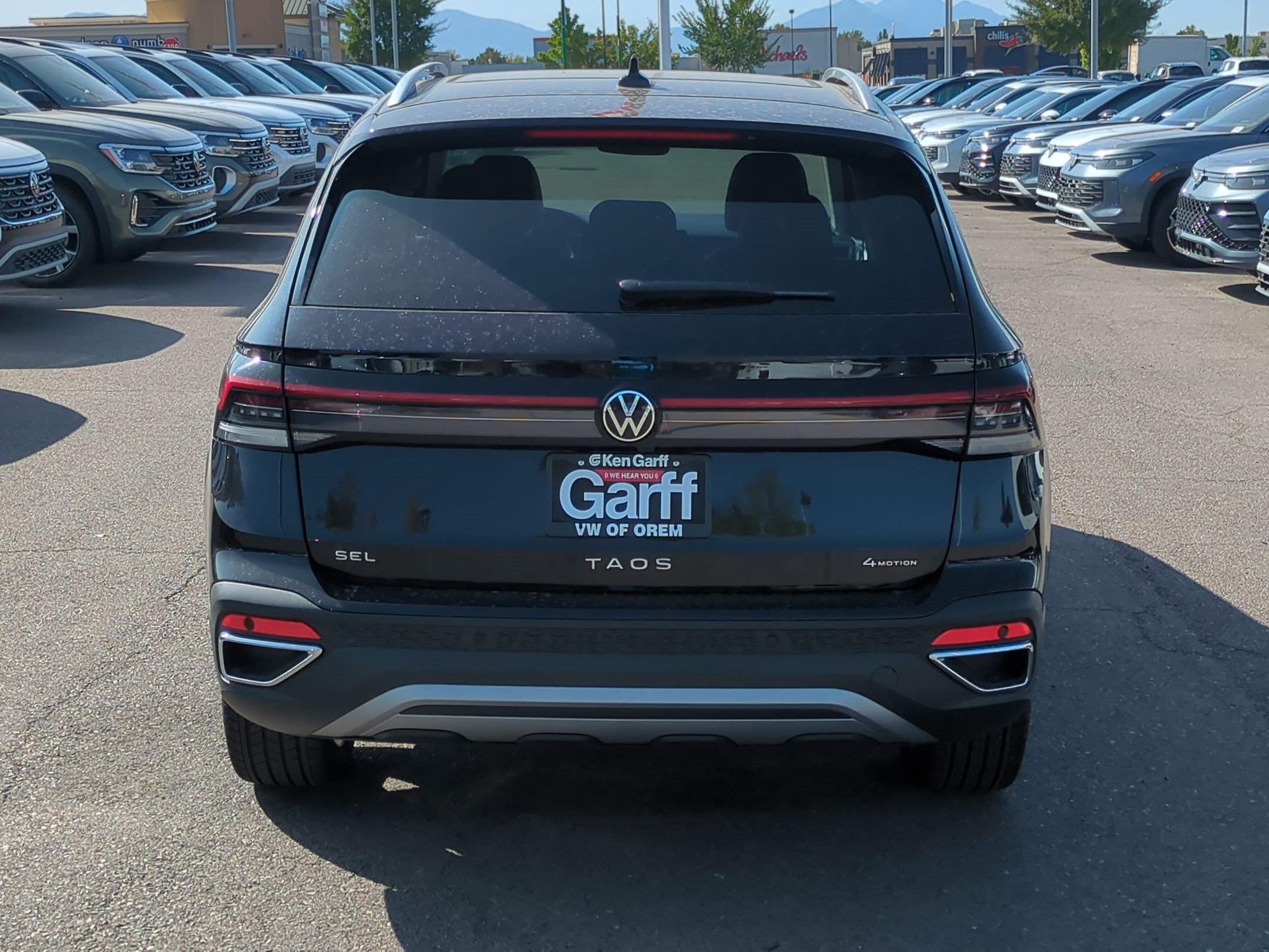 New 2025 Deep Black Pearl Volkswagen SEL image 4