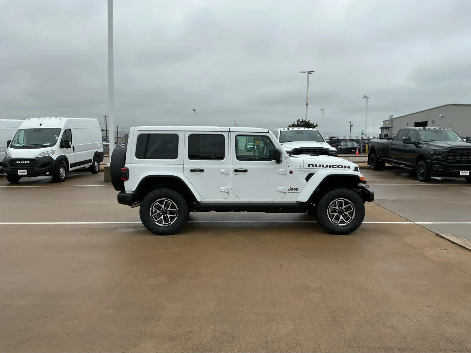 New 2026 Bright White Clearcoat Jeep Rubicon image 5