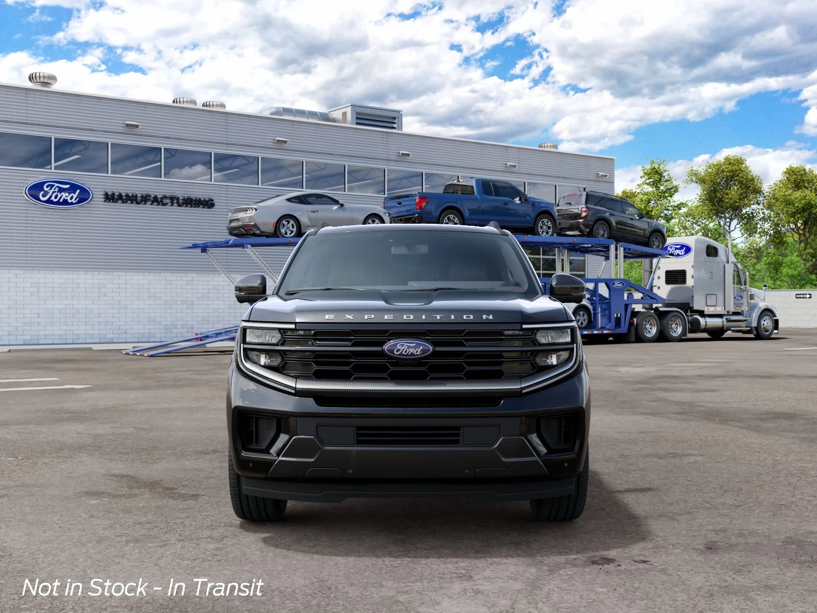New 2027 Agate Black Metallic Ford Platinum image 3