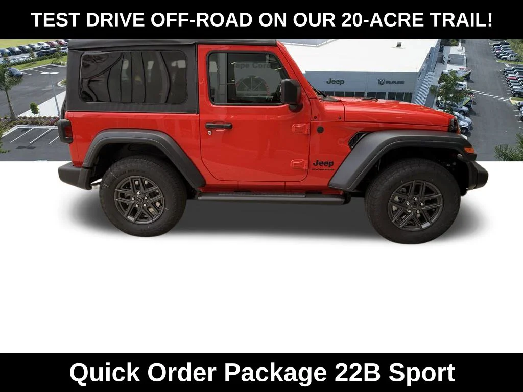 New 2026 Firecracker Red Clear-Coat Exterior Paint Jeep Sport image 3