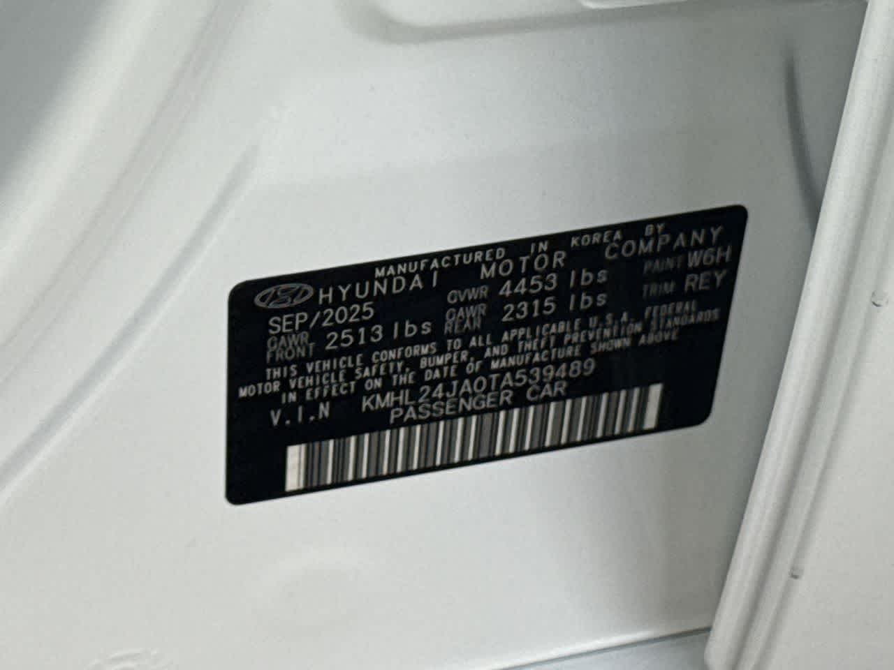 New 2026 Serenity White Hyundai SE image 29
