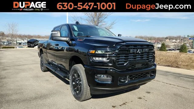 New 2026 Diamond Black Crystal Pearl-Coat Exterior Paint RAM Big Horn image 9