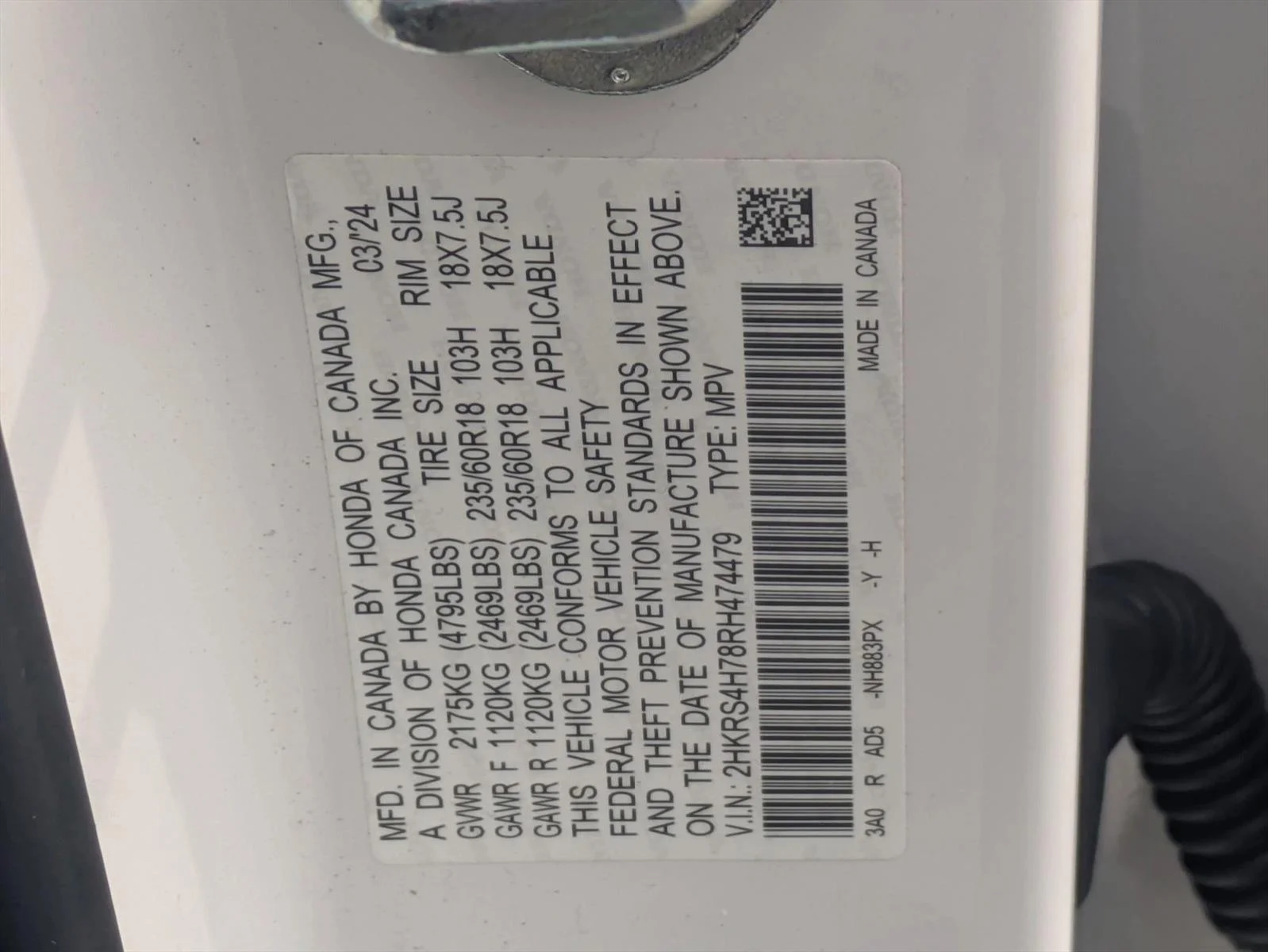 Used 2024 White Honda EX-L image 23