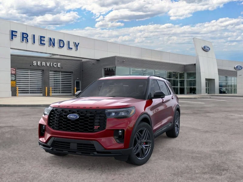 New 2026 Rapid Red Metallic Tinted Clearcoat Ford ST image 2