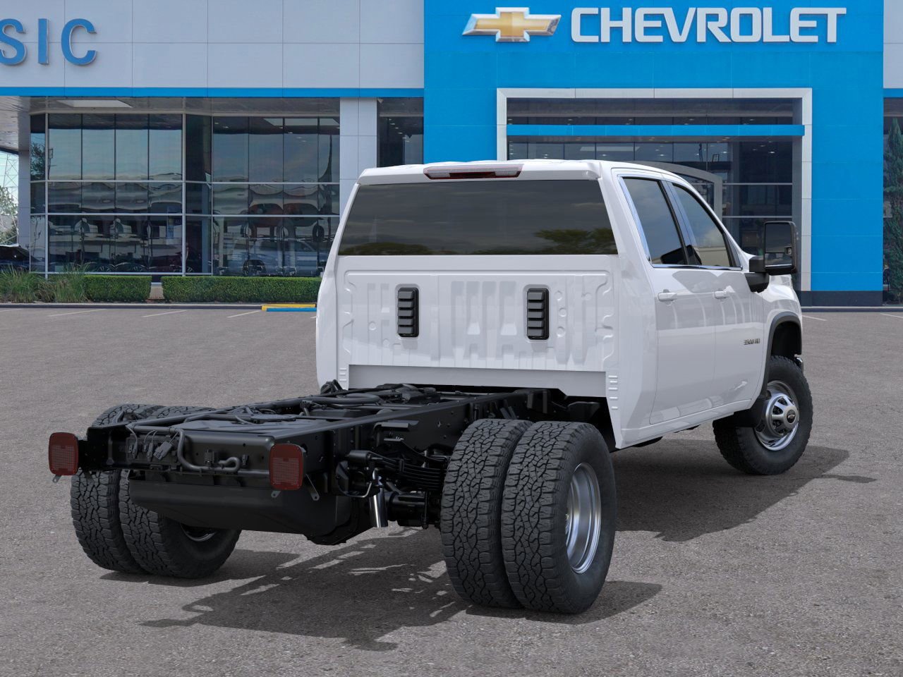 2026 Chevrolet Silverado 3500 HD Chassis Cab Work Truck White at Classic Elite Chevrolet Sugar Land