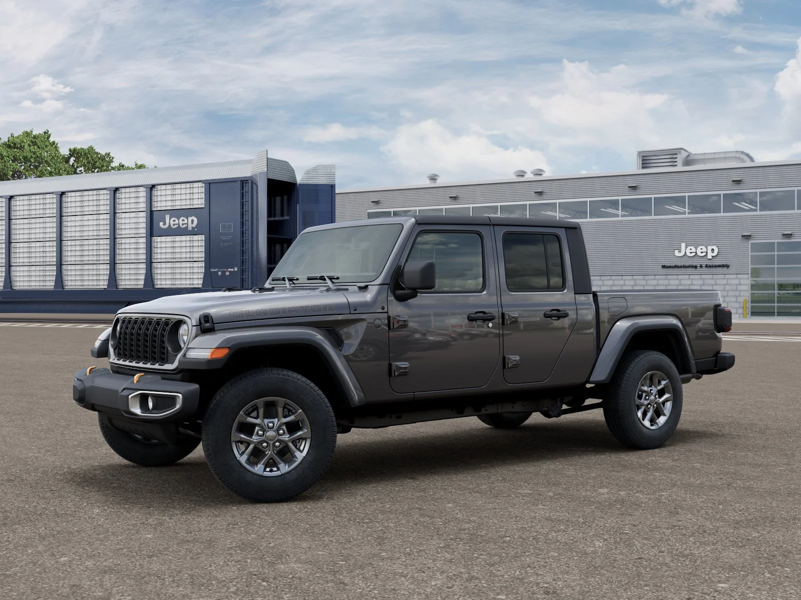 New 2026 Granite Crystal Metallic Clearcoat Jeep 85th Anniversary Edition image 2