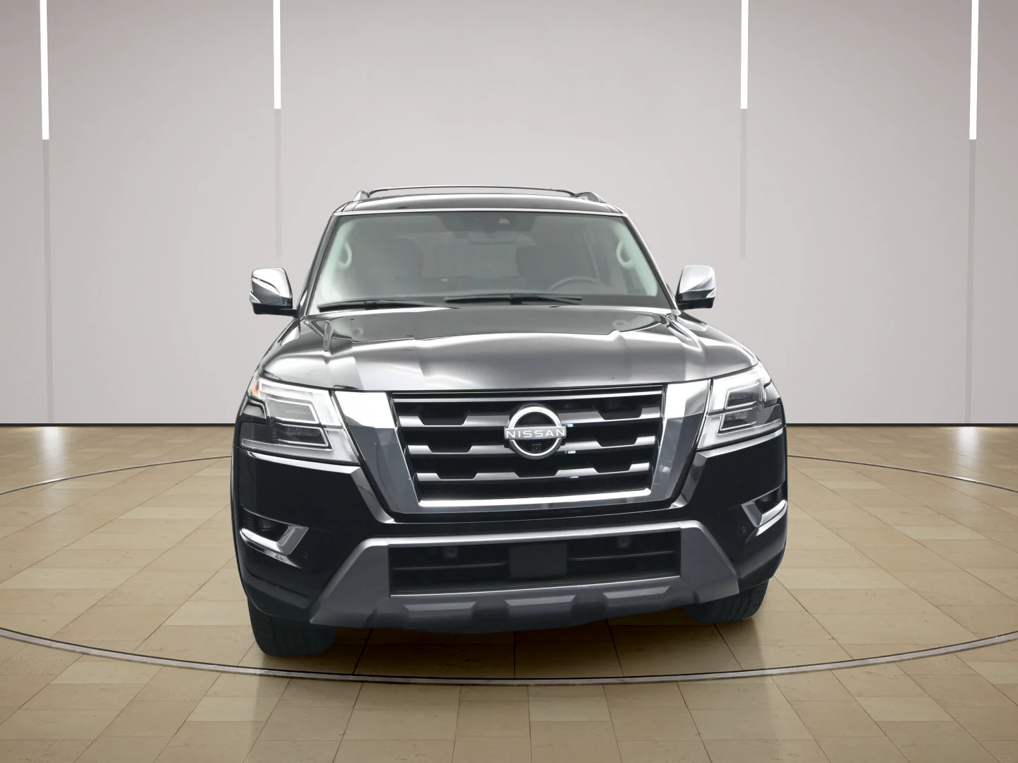 Certified Used 2024 Super Black Nissan Platinum image 2
