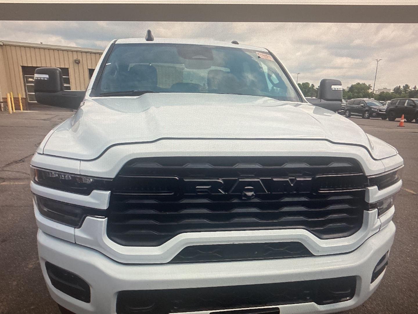 Used 2025 Bright White Clearcoat Ram Big Horn image 3
