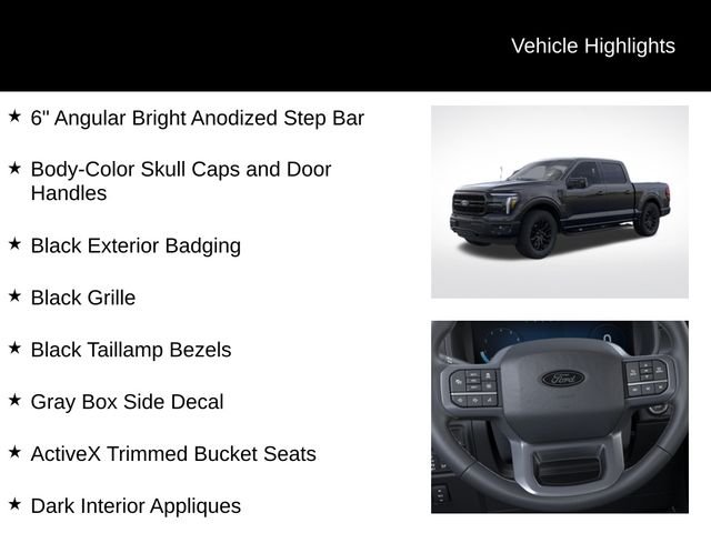 New 2026 Agate Black Metallic Ford Lariat® image 14