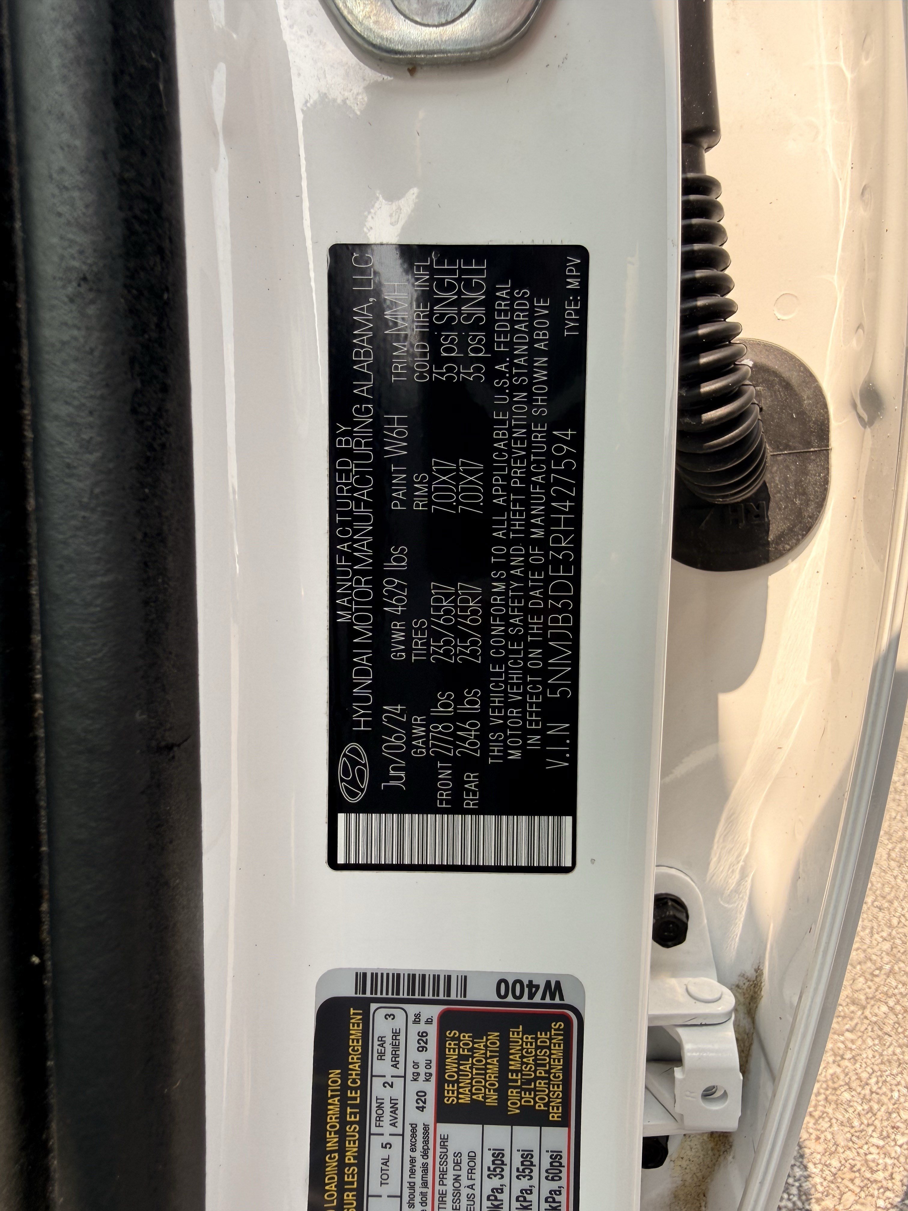 Used 2024 White Pearl Hyundai SEL image 32