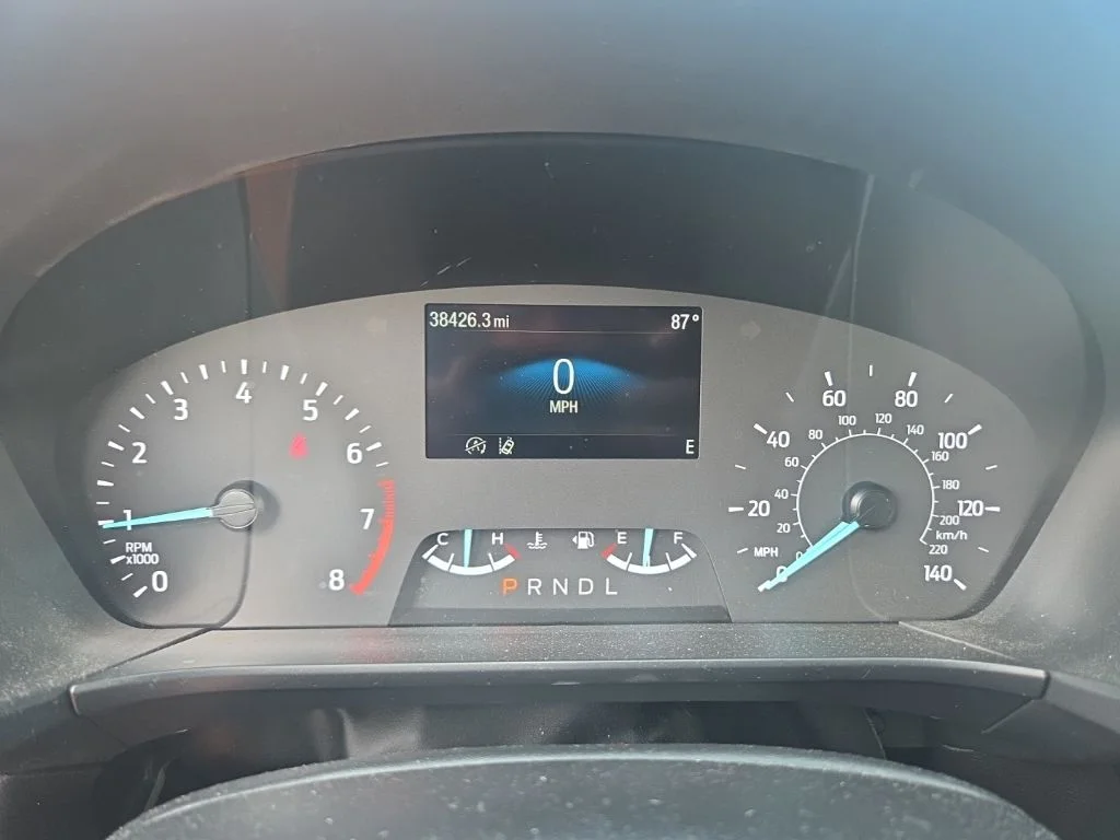 Used 2022 Blue Silver Metallic Ford SE image 19