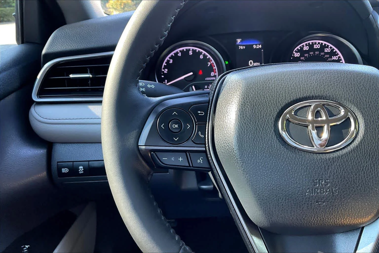 Used 2023 Midnight Black Metallic Toyota SE image 22