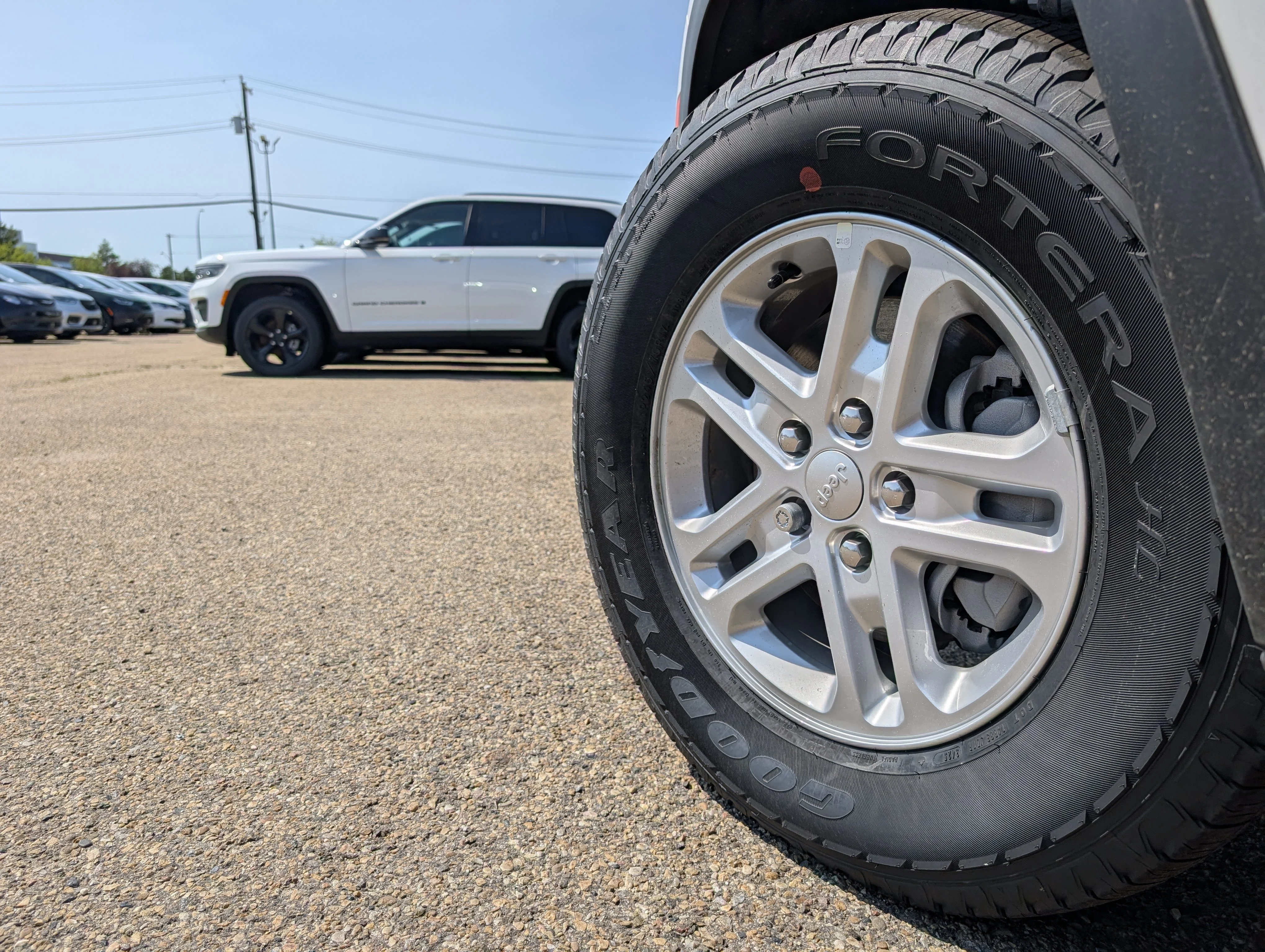 New 2025 Bright White Jeep Laredo image 12