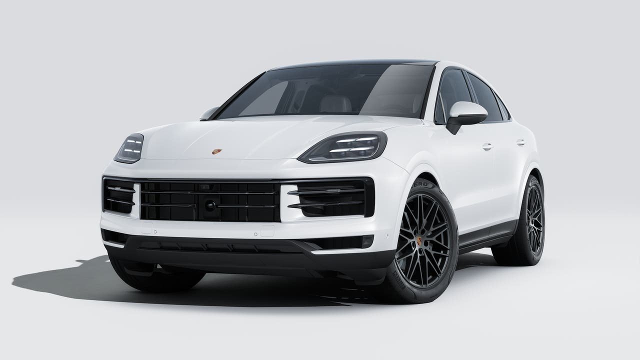 New 2026 Carrara White Metallic Porsche Coupe image 1