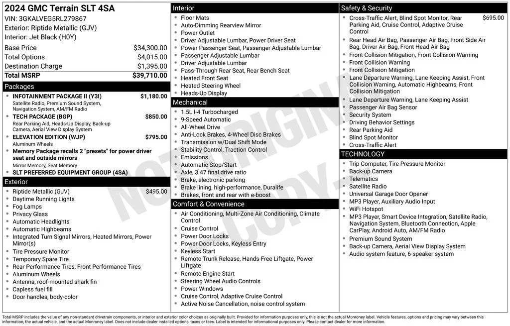 Used 2024  GMC SLT image 2