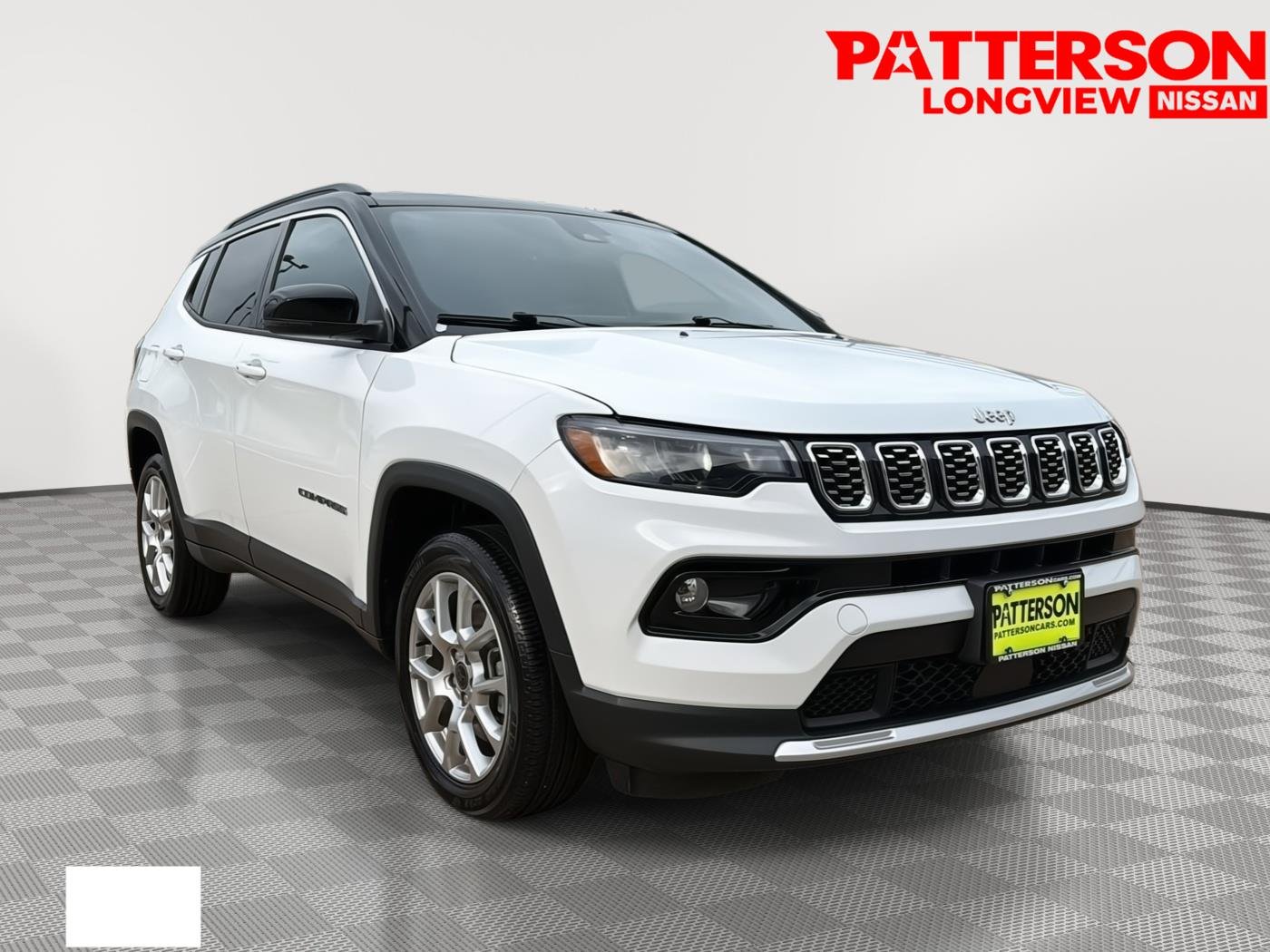 Used 2025 Bright White Clearcoat Jeep Limited image 1