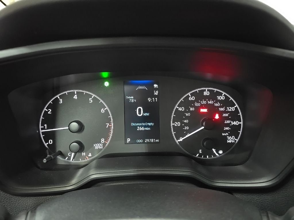 Used 2023 Classic Silver Metallic Toyota LE image 21