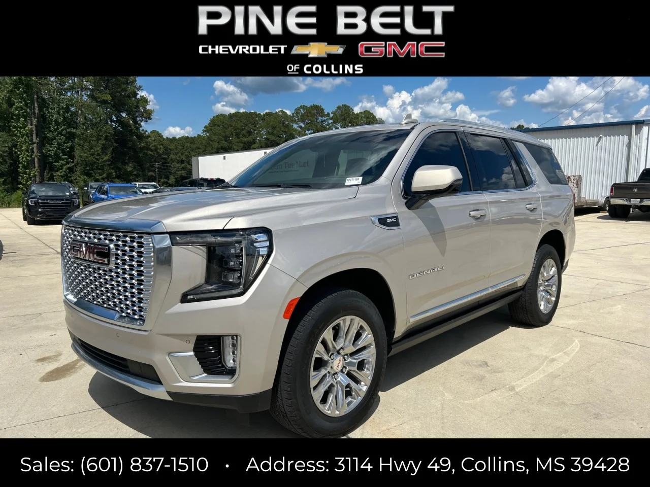 Used 2022 PEARL BEIGE METALLIC GMC Denali image 1