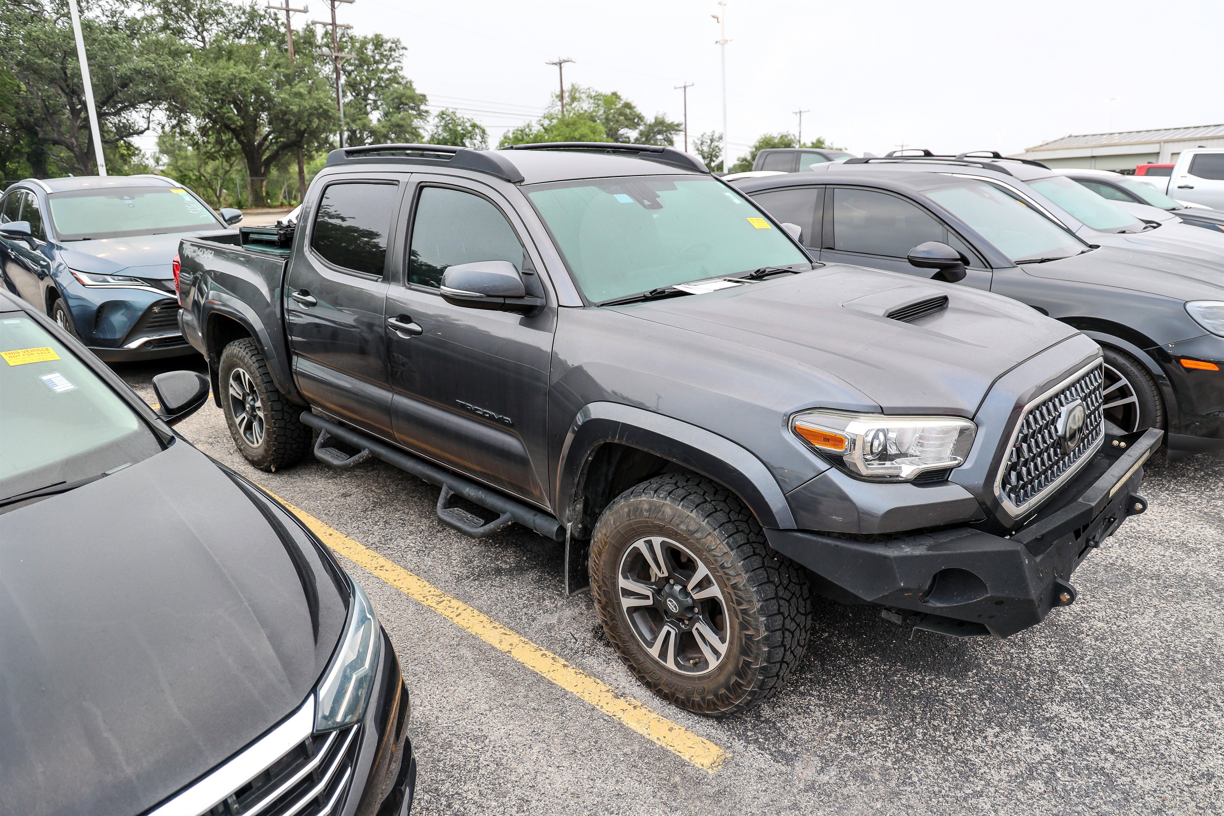 Used 2019 Magnetic Gray Metallic Toyota TRD Sport image 6