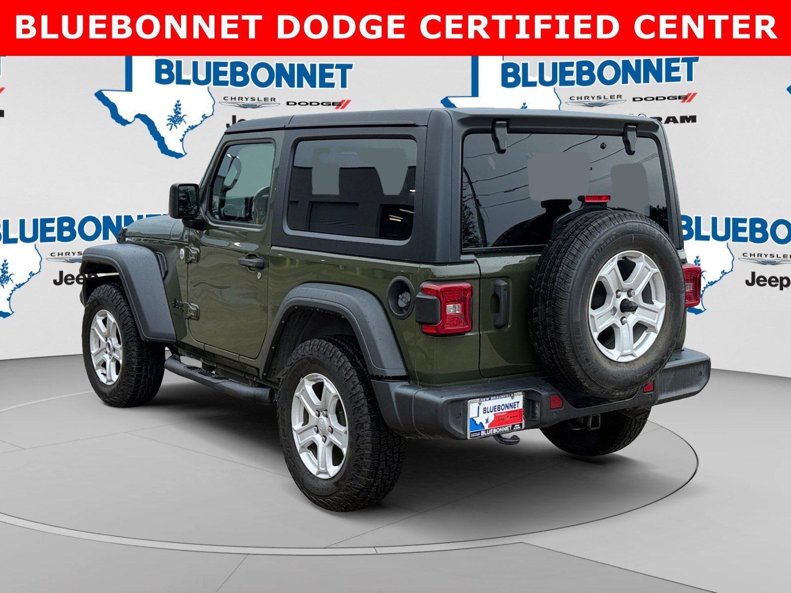Used 2021 Sarge Green Clearcoat Jeep Sport S image 7