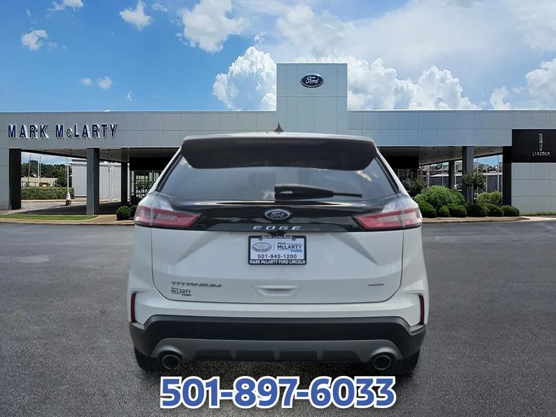 Used 2023 White Metallic FORD TITANIUM AWD image 4