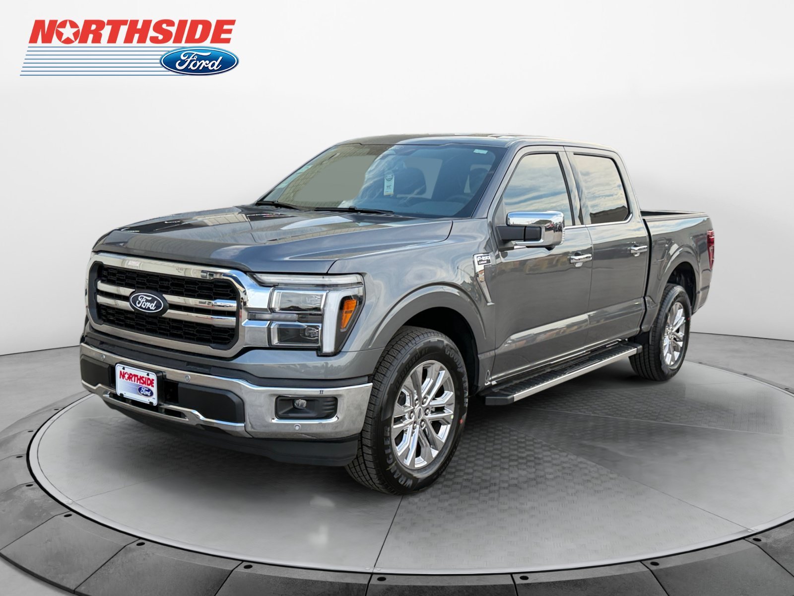 New 2026 Carbonized Gray Metallic Ford LARIAT image 3