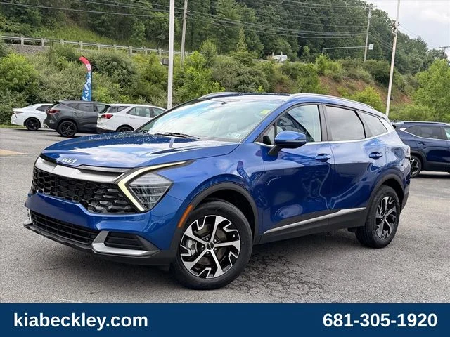 Used 2024 Blue Kia EX image 2