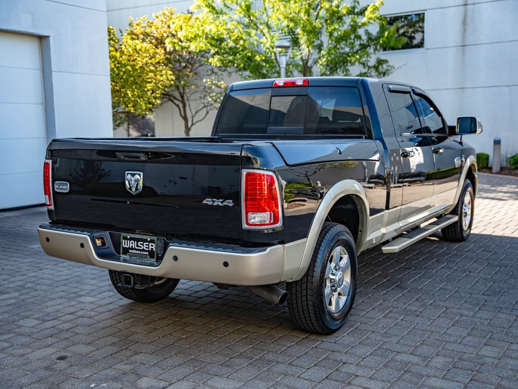 Used 2015 Brilliant Black Crystal Pearlcoat Ram Laramie Longhorn image 5