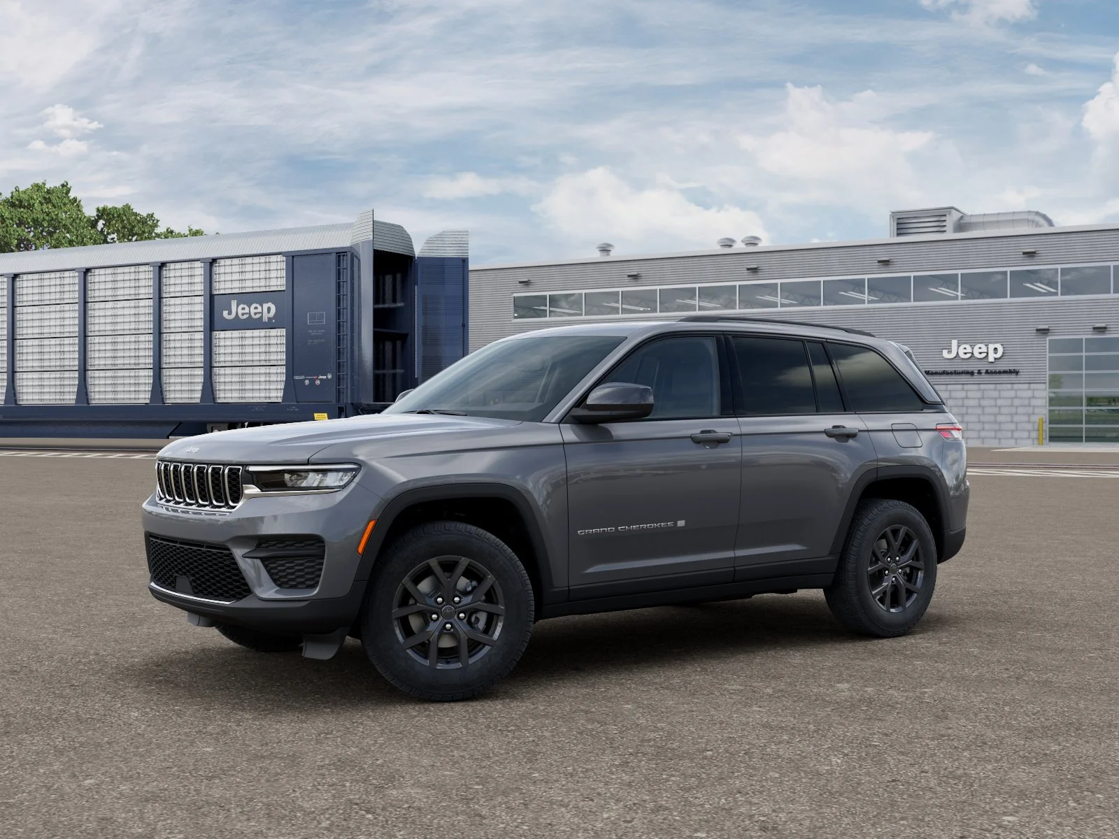 New 2027 Sting-Gray Clear-Coat Paint Jeep Laredo X image 1
