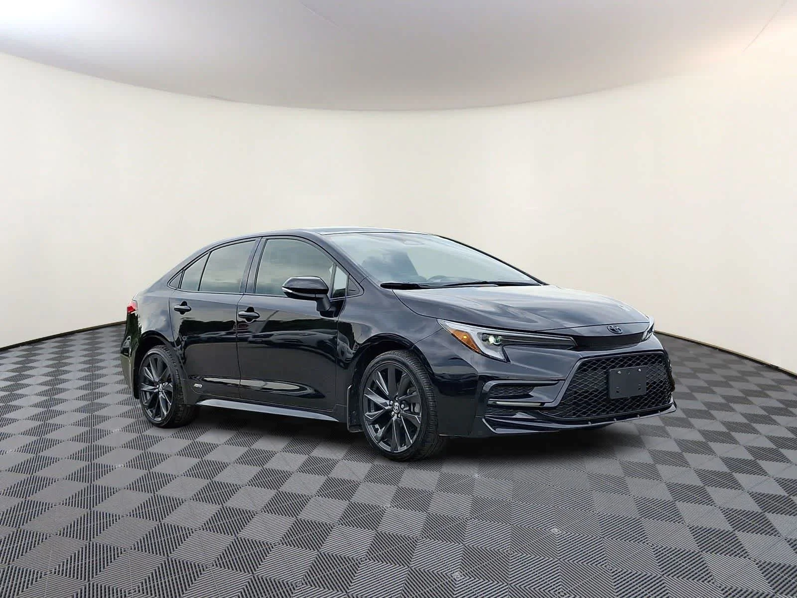 Used 2024 Midnight Black Metallic Toyota Hybrid SE image 5