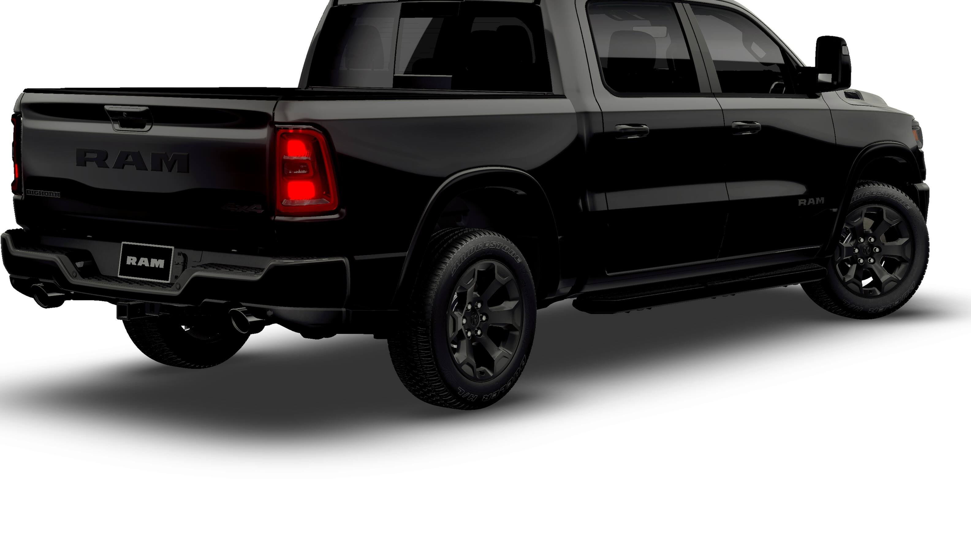 New 2026 Diamond Black Crystal Pearl-Coat Exterior Paint RAM BIG HORN image 2