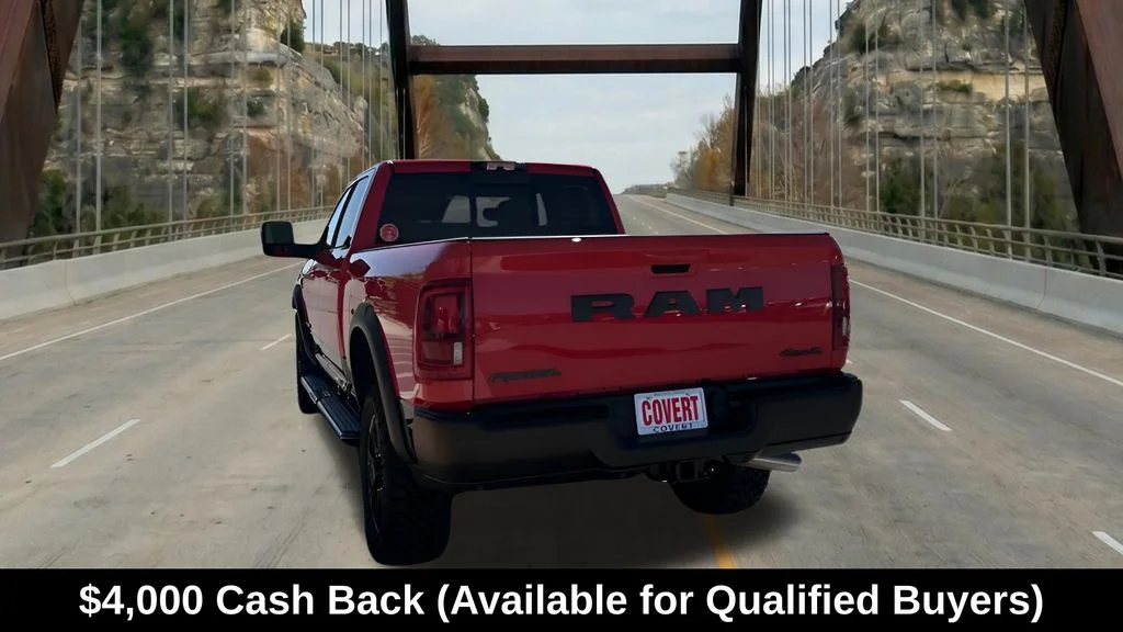New 2026 Flame Red Clear-Coat Exterior Paint RAM Rebel image 7