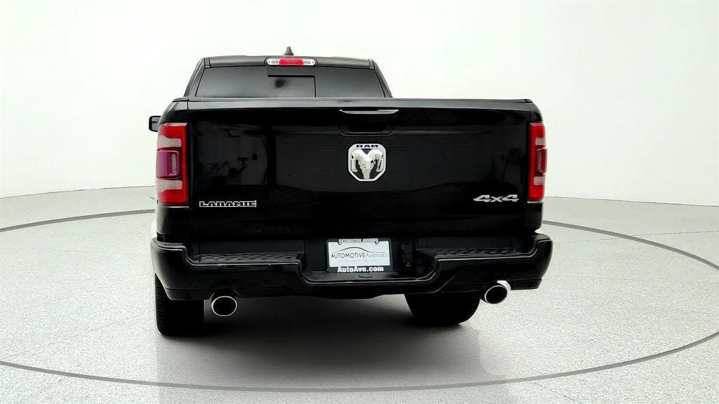 Used 2023 Diamond Black Crystal Pearlcoat Ram Laramie 4x4 Crew Cab 5