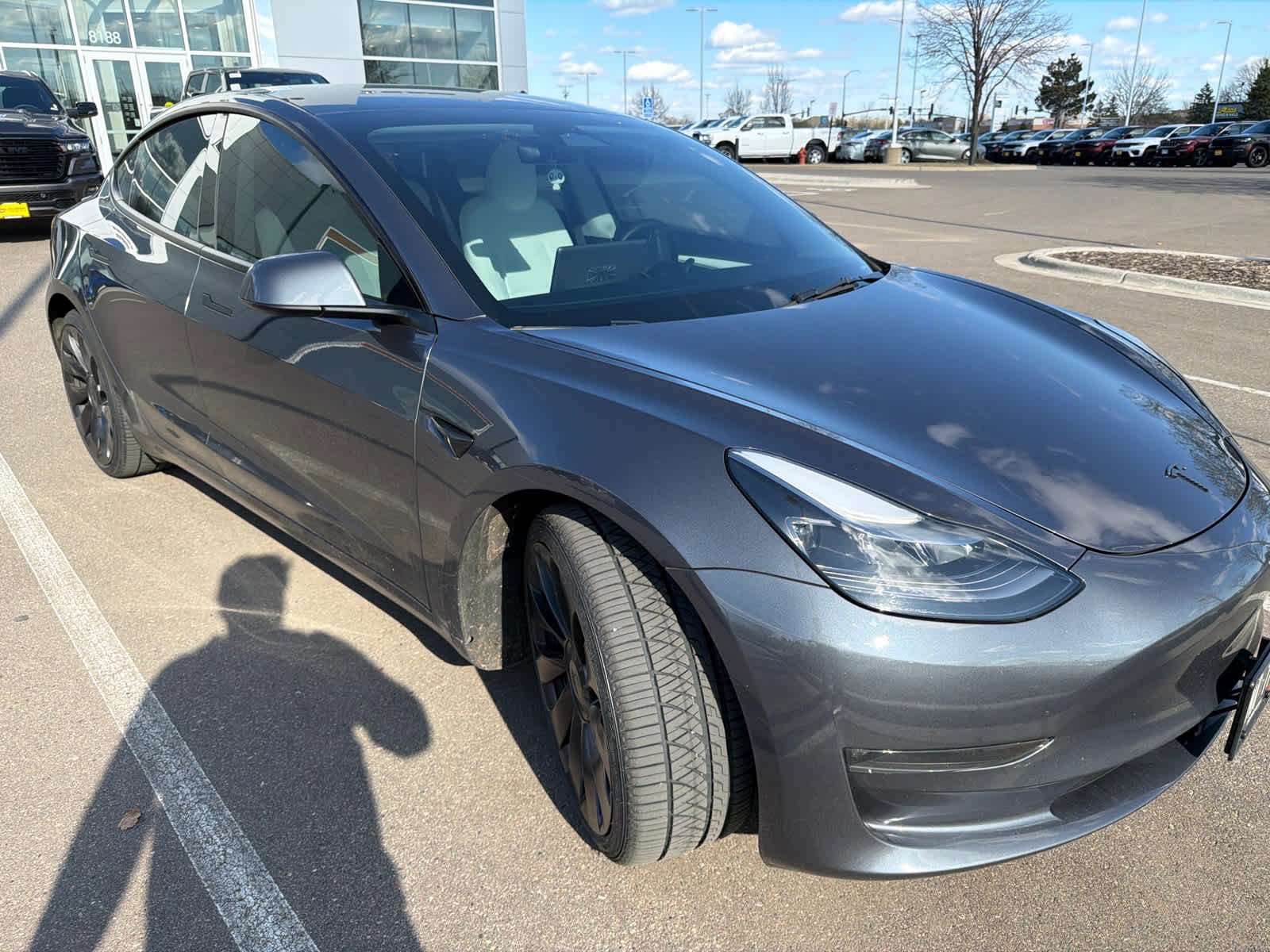 Used 2023 Tesla Model 3 Performance with VIN 5YJ3E1EC0PF622441 for sale in Brooklyn Park, MN