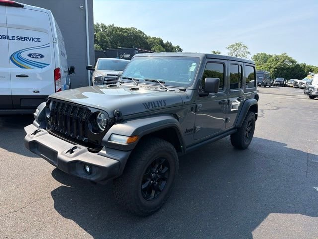 Used 2020 Gray Jeep Unlimited Sport image 3