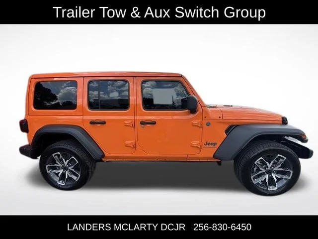 Used 2025 Orange Jeep Sport S 4xe image 8