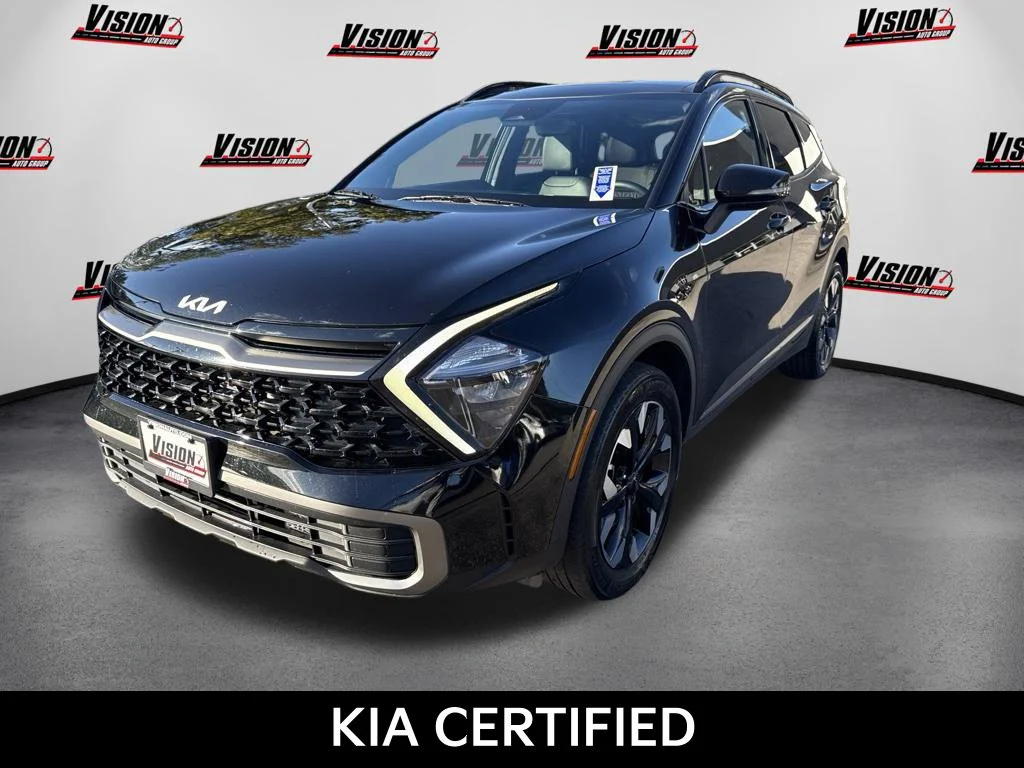 Certified Used 2023 Black Kia X-Line image 1