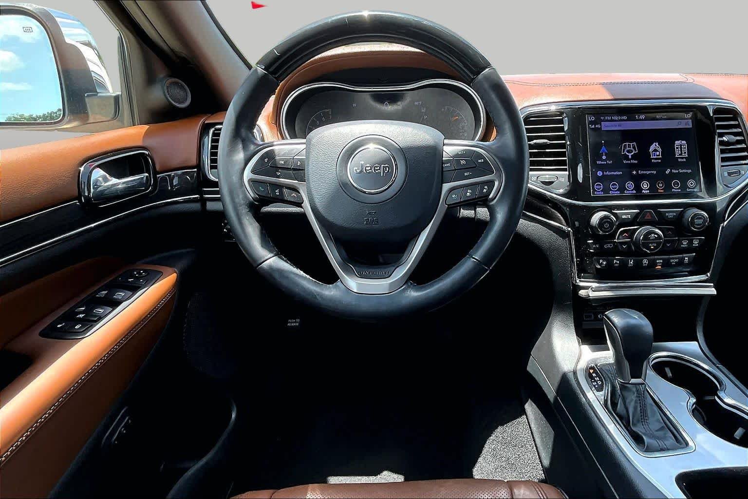 Used 2020 Bright White Clearcoat Jeep Overland image 6
