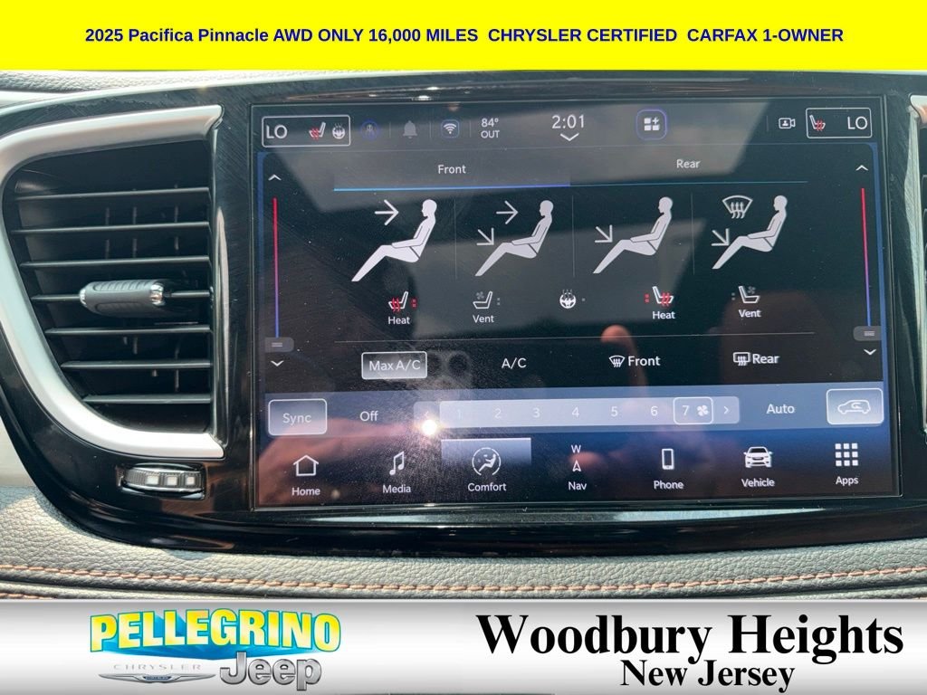 Certified Used 2025 Black Chrysler Pinnacle AWD image 39