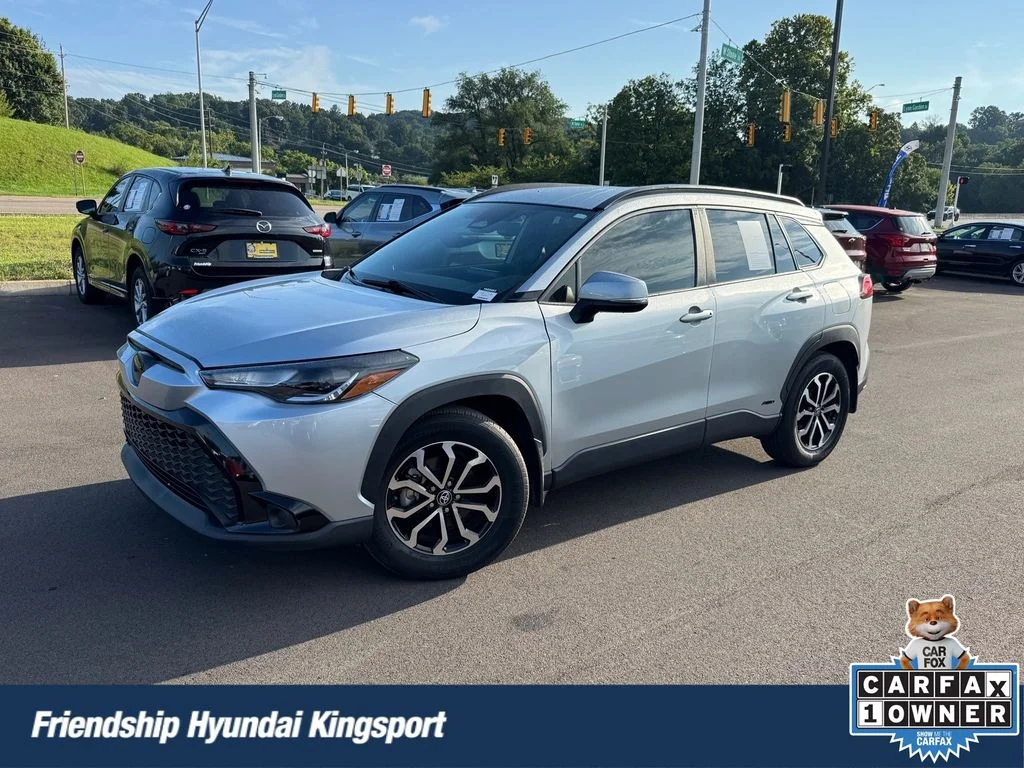 Used 2024 Silver Toyota Hybrid SE image 1