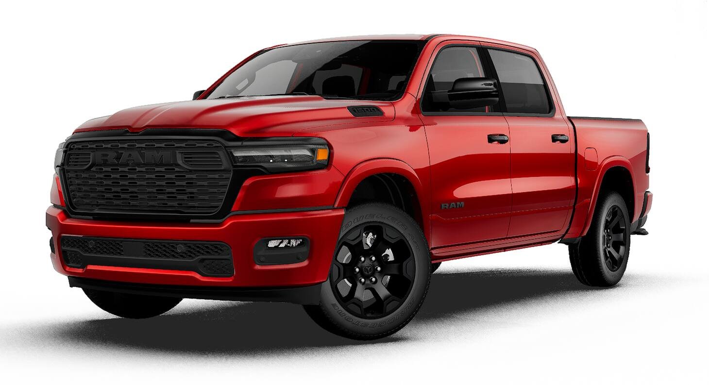 New 2027 Molten Red Pearl-Coat Exterior Paint RAM Big Horn/Lone Star image 13