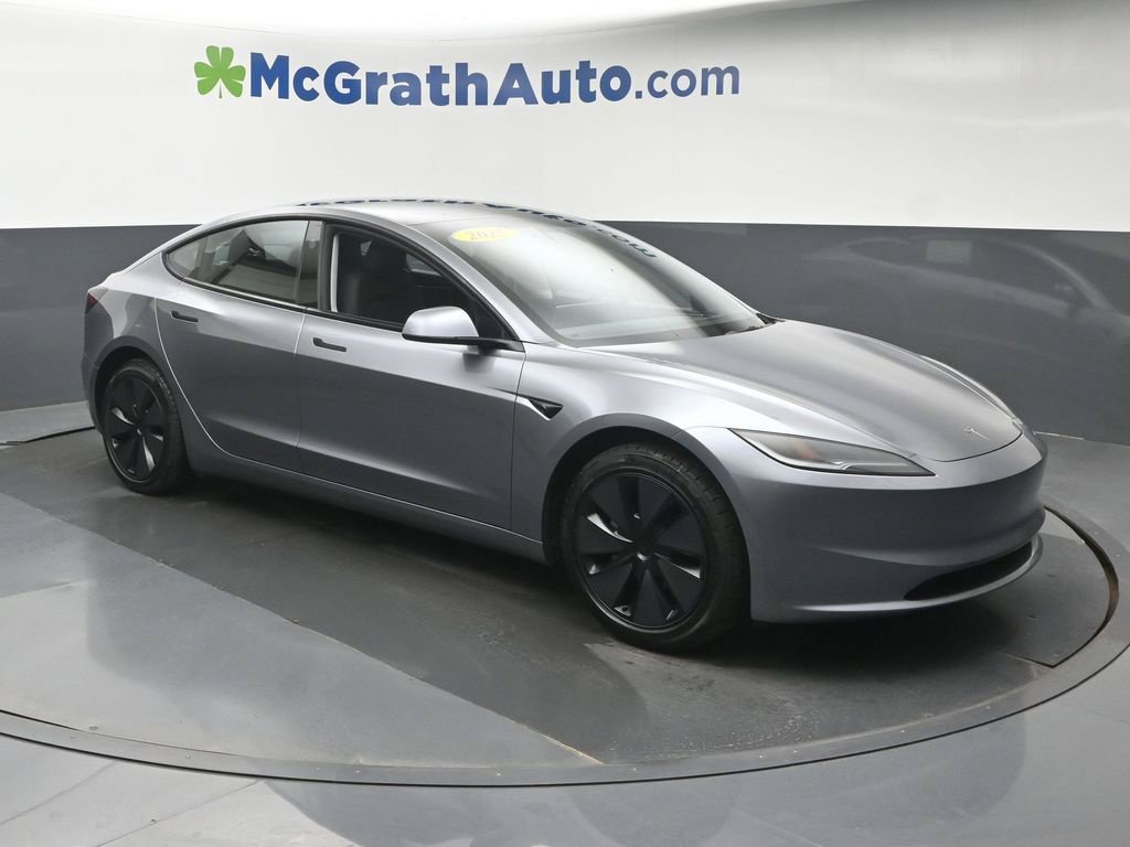 Used 2025 Tesla Model 3 Long Range with VIN 5YJ3E1EAXSF008634 for sale in Cedar Rapids, IA
