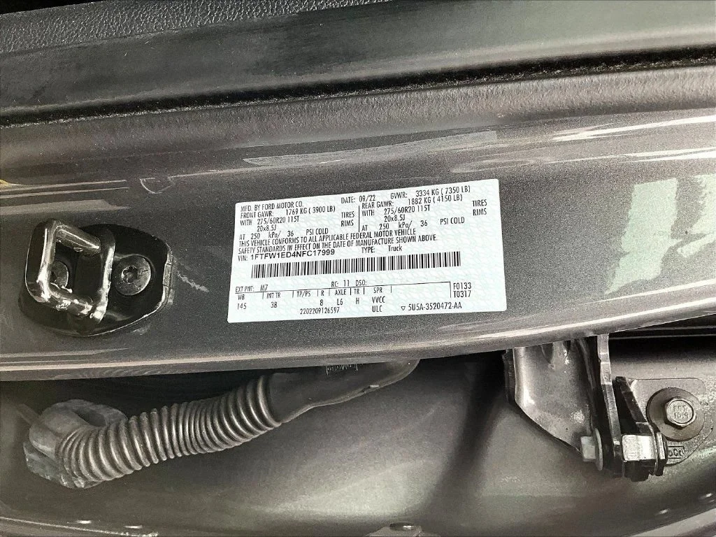 Used 2022 Gray Metallic Ford Platinum image 22