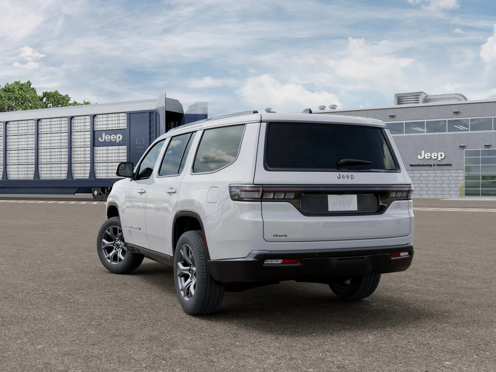 New 2026 Bright White Clear-Coat Exterior Paint Jeep Limited Altitude image 3