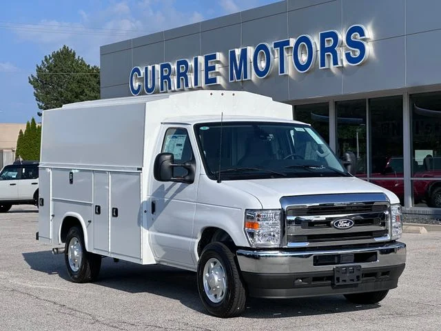 New 2026 Oxford White Ford Service Utility Van image 1