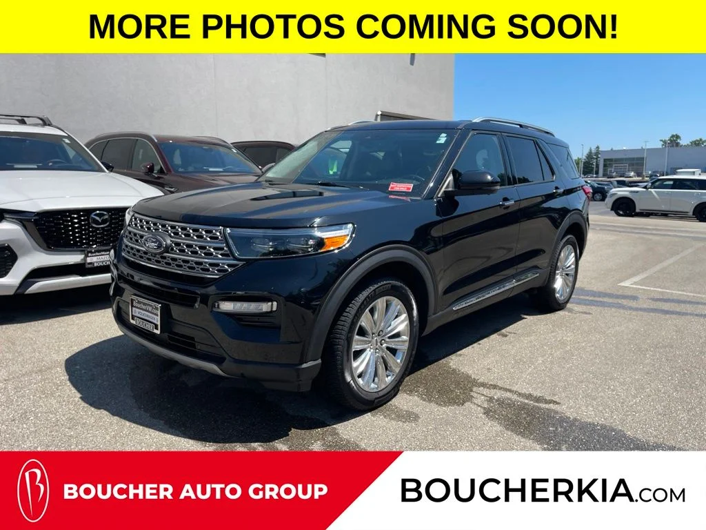 Used 2021 Agate Black Metallic Ford Limited image 1