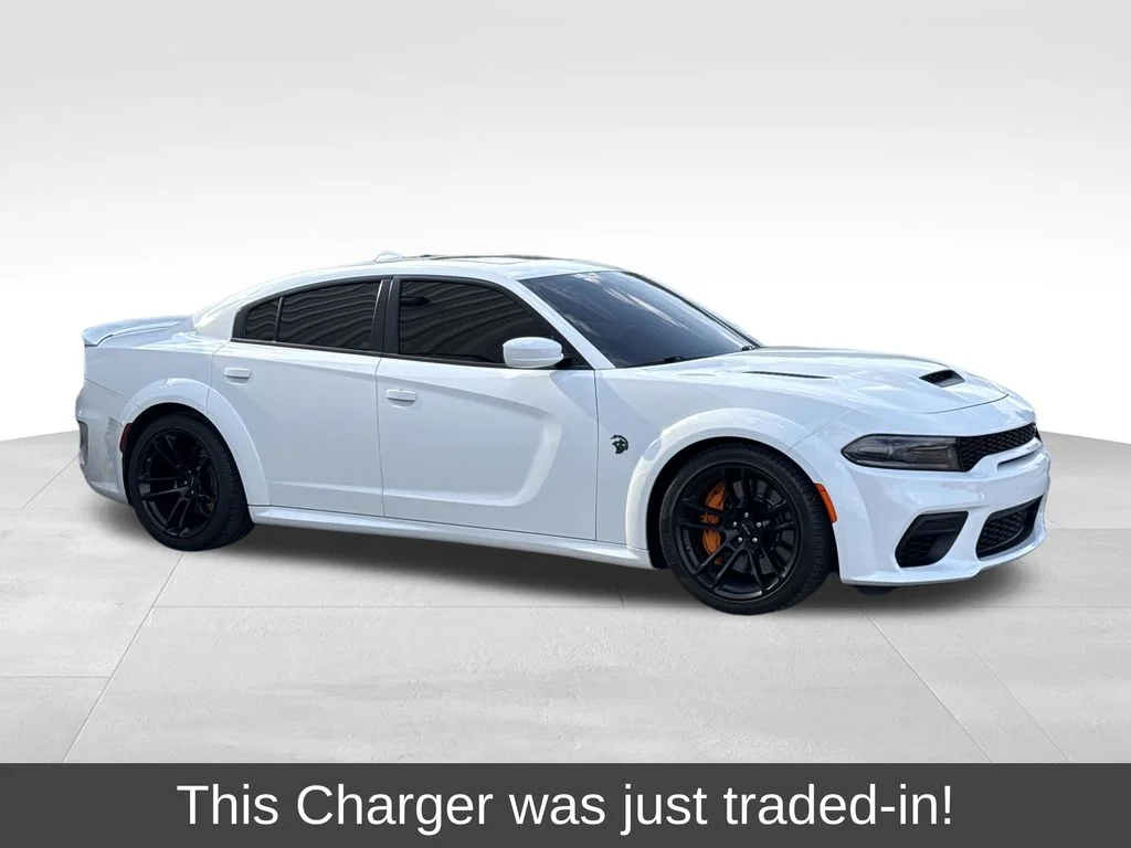 Certified Used 2022 White Knuckle Clearcoat Dodge SRT Hellcat Widebody image 1